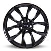 Rtx Alloy Wheel, Spider 20x8.5 5x114.3 ET35 CB64.1 Gloss Black 082736